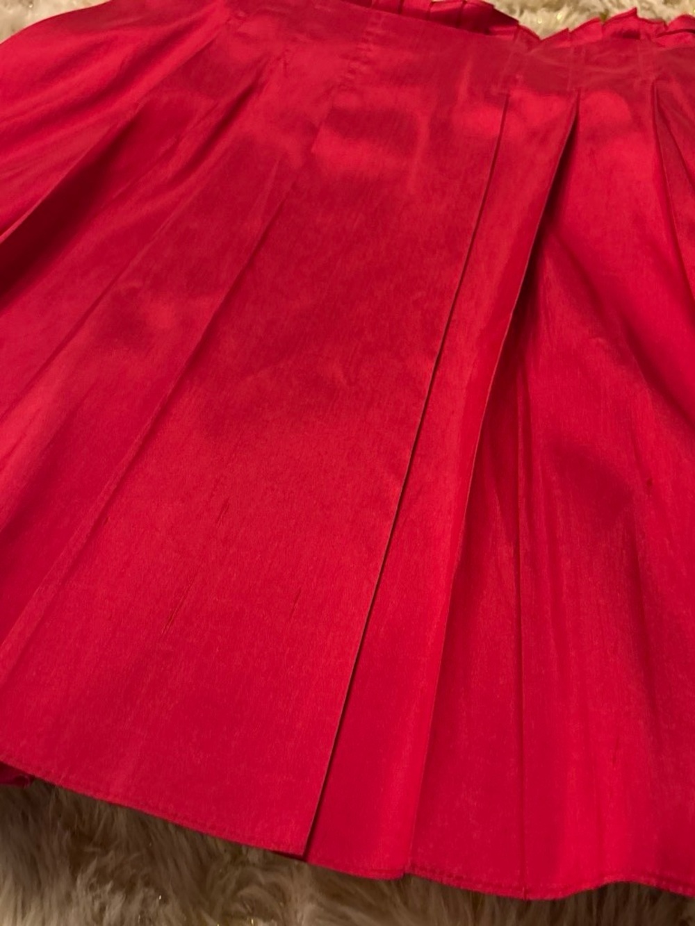 Stunning Calypso St. Barth Pleated A-Line Skirt